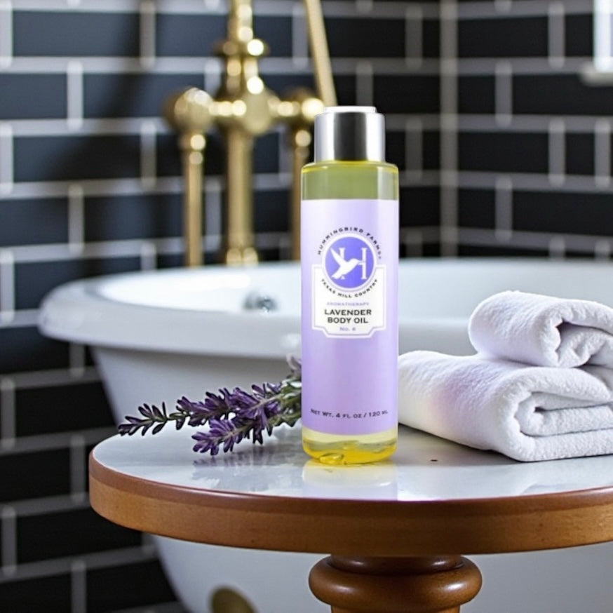 XAMPAGNE限定body oil Lavender Body Oil No. 6 – Hydrating Dry Oil for Face, Body & Hair