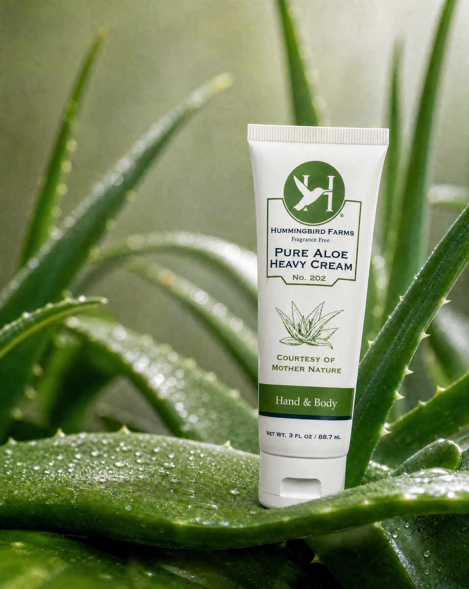 Fragrance-Free Aloe Vera Cream | Pure Aloe Heavy Cream No. 202