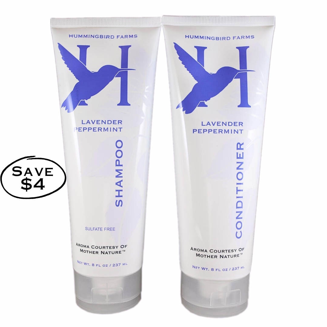Lavender Peppermint Shampoo & Conditioner | Sulfate-Free Set