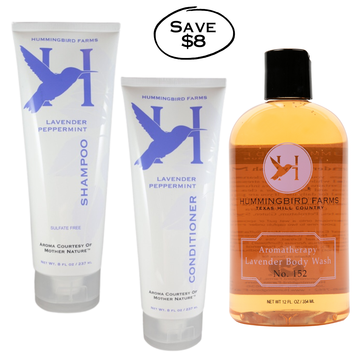 Shower Shangri-La Trio – Hummingbird Farms Store