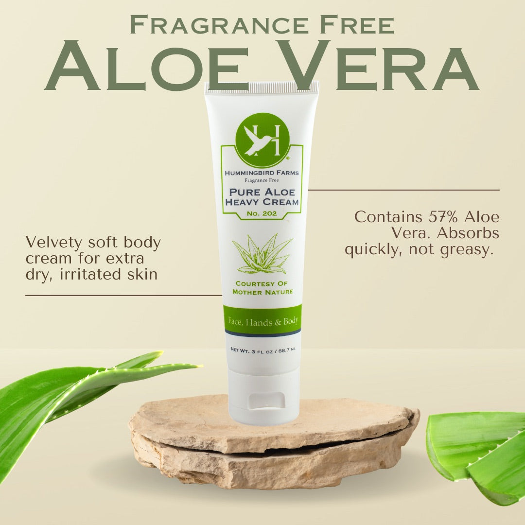 Pure Aloe Heavy Cream No. 202 (3oz) – Hummingbird Farms Store