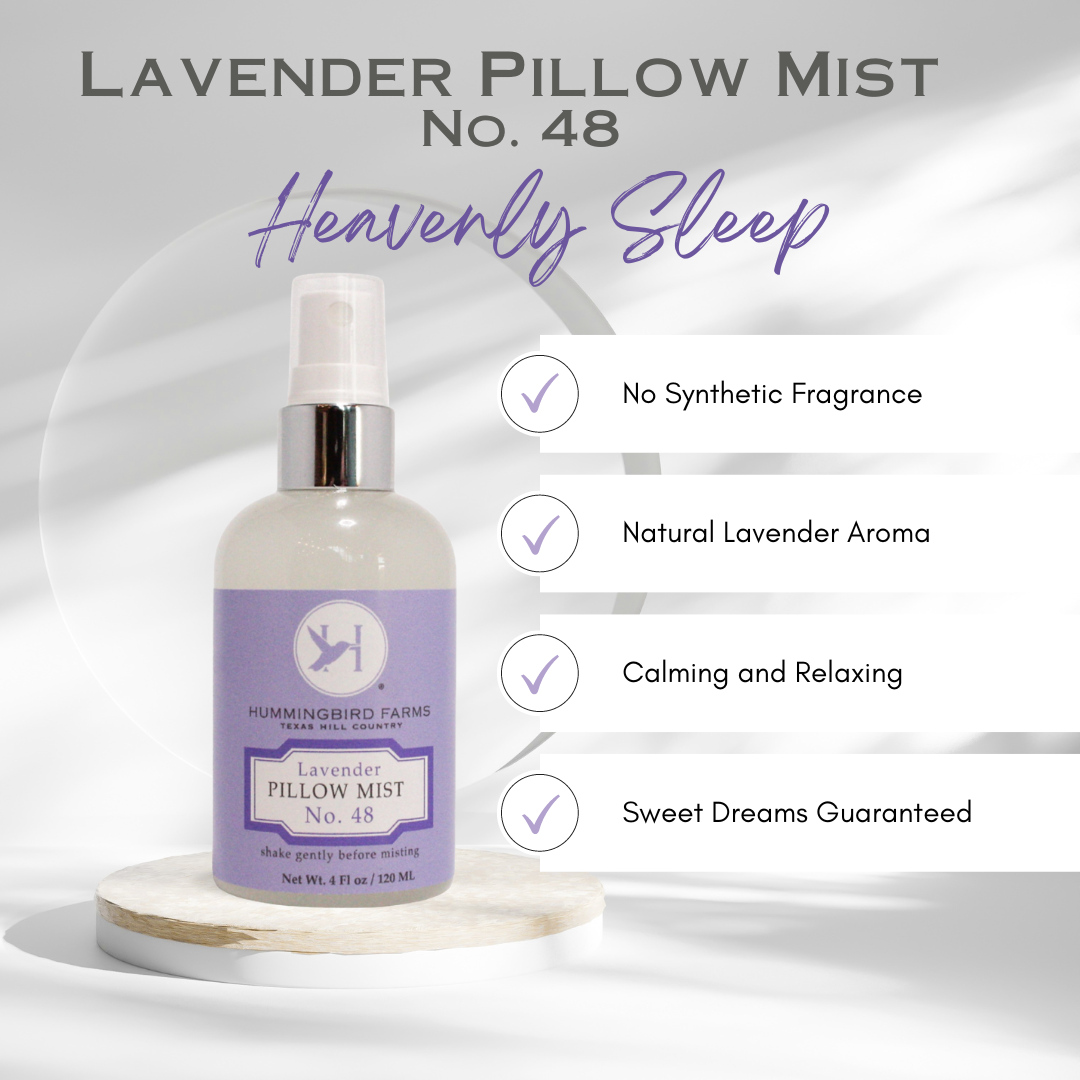 Lavender Pillow Mist No. 48 Hummingbird Farms Store